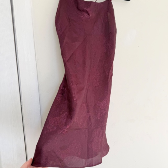 VINTAGE la SENZA rose mini lingerie slip dress - Picture 3 of 9